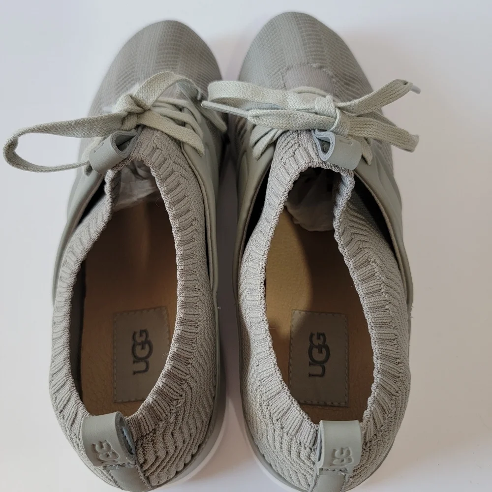 NEW UGG Treadlite Light Gray  Willows Sneakers 10 Sport Athleisure Gym Workout